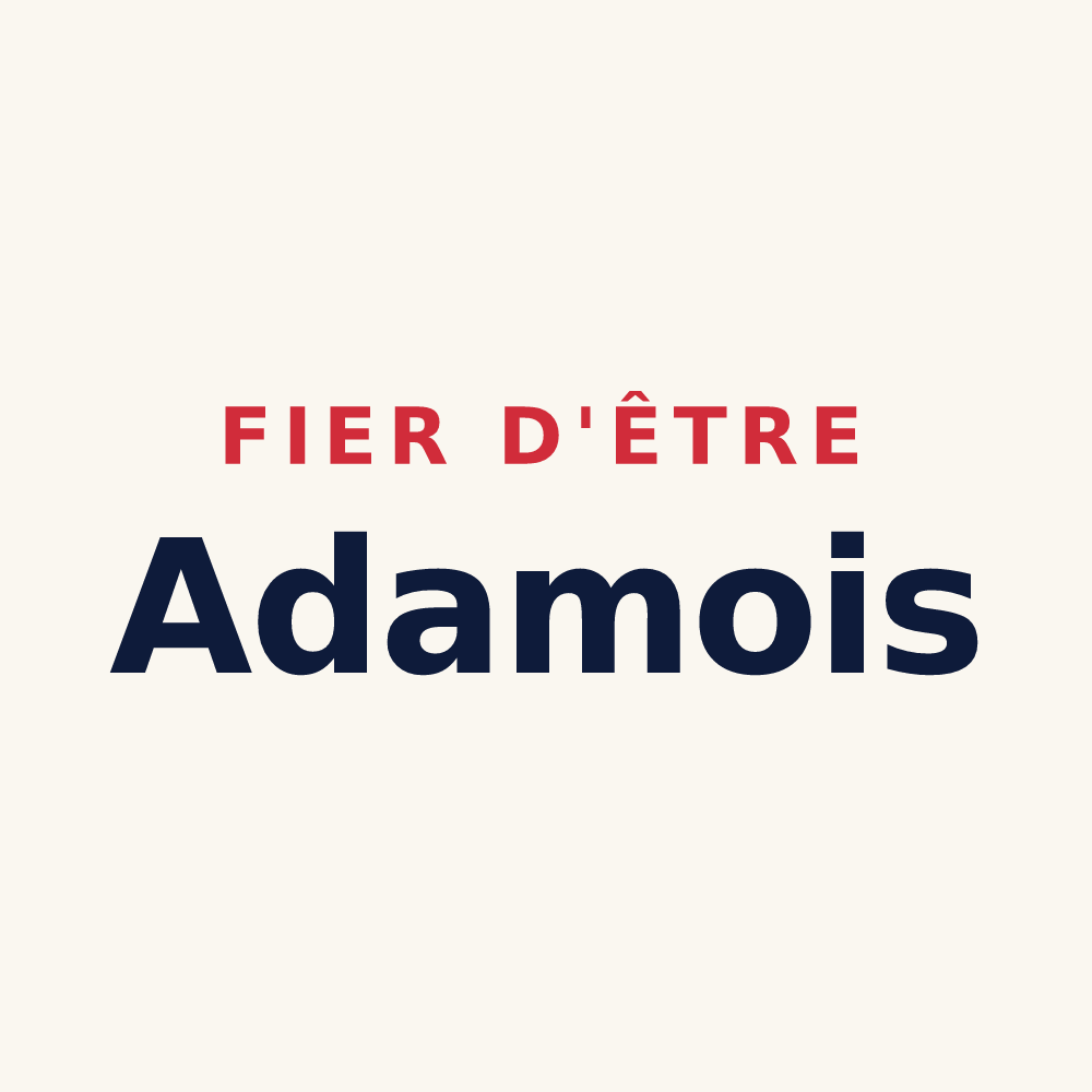 Tasse « Fier d'être Adamois » — design pour L'Isle-Adam