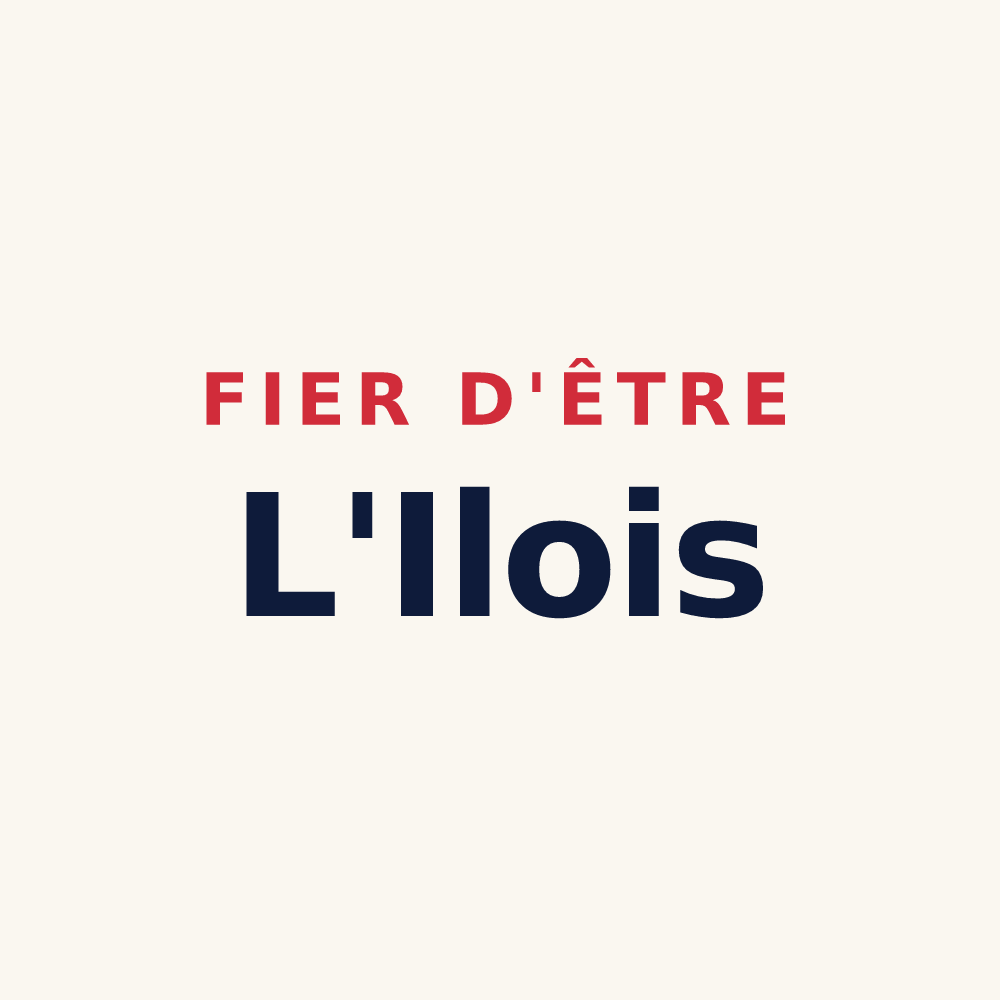 Tasse « Fier d'être L'Ilois » — design pour L'Isle-Arné