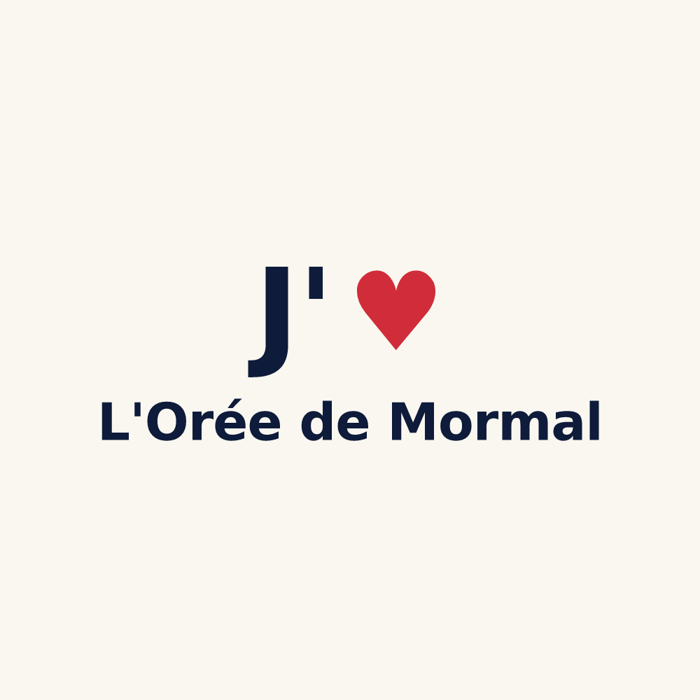 Tasse personnalisée L'Orée de Mormal — design J'aime L'Orée de Mormal