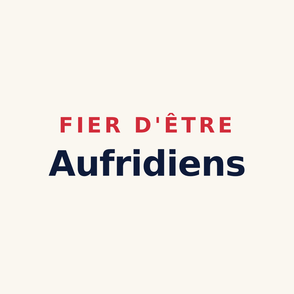 Tasse « Fier d'être Aufridiens » — design pour L'Orée de Mormal