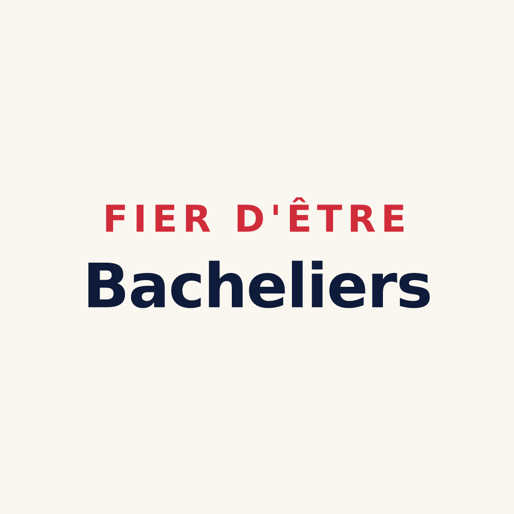 Tasse « Fier d'être Bacheliers » — design pour La Bachellerie