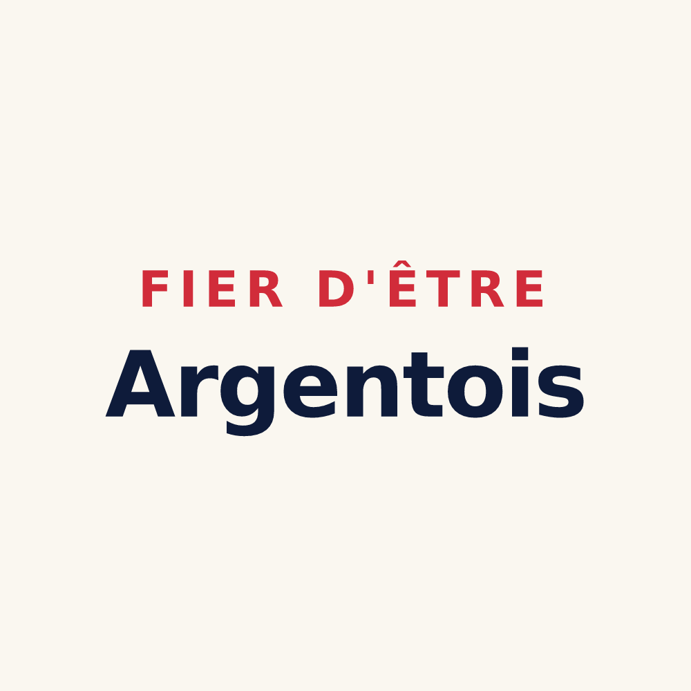 Tasse « Fier d'être Argentois » — design pour La Baffe
