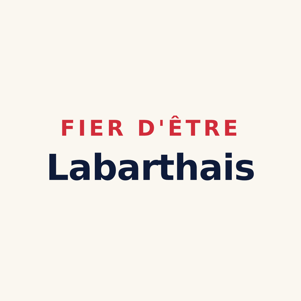 Tasse « Fier d'être Labarthais » — design pour La Barthe-de-Neste