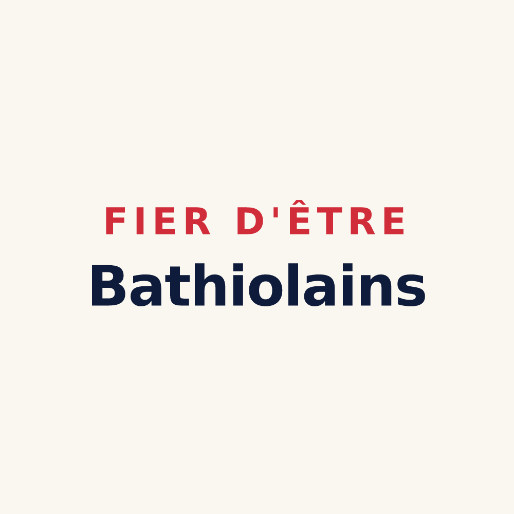 Tasse « Fier d'être Bathiolains » — design pour La Bâthie