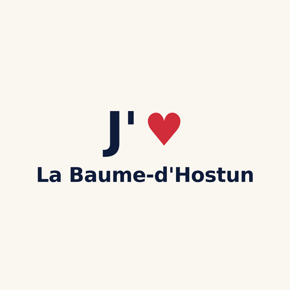 Tasse personnalisée La Baume-d'Hostun — design J'aime La Baume-d'Hostun