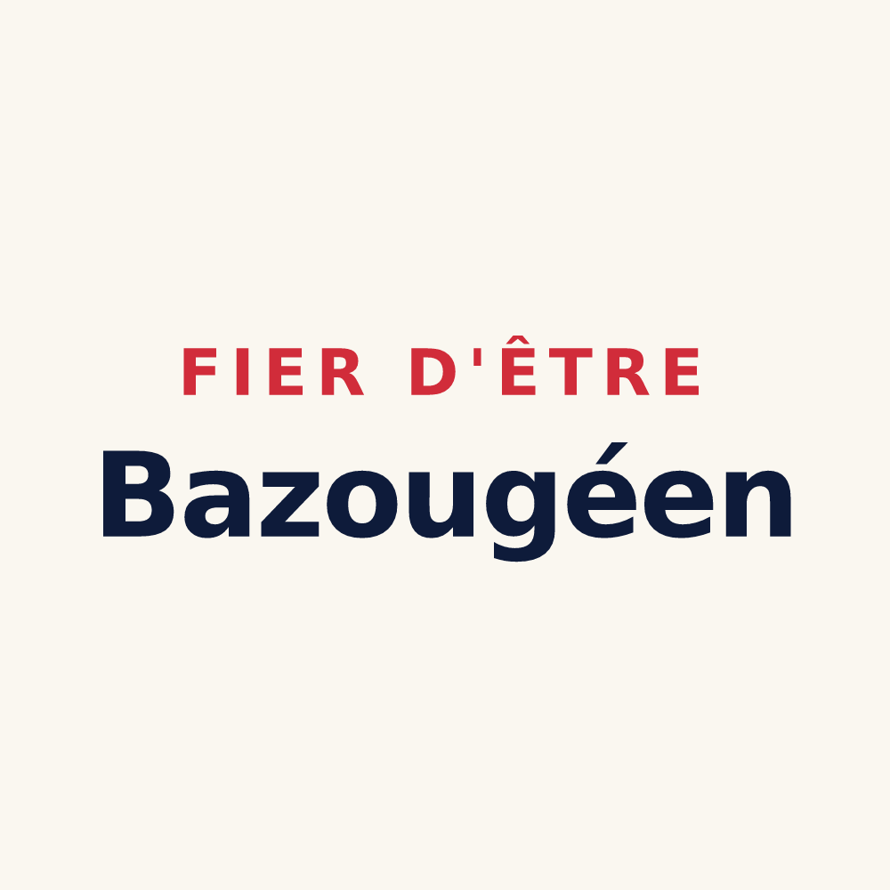Tasse « Fier d'être Bazougéen » — design pour La Bazouge-de-Chemeré