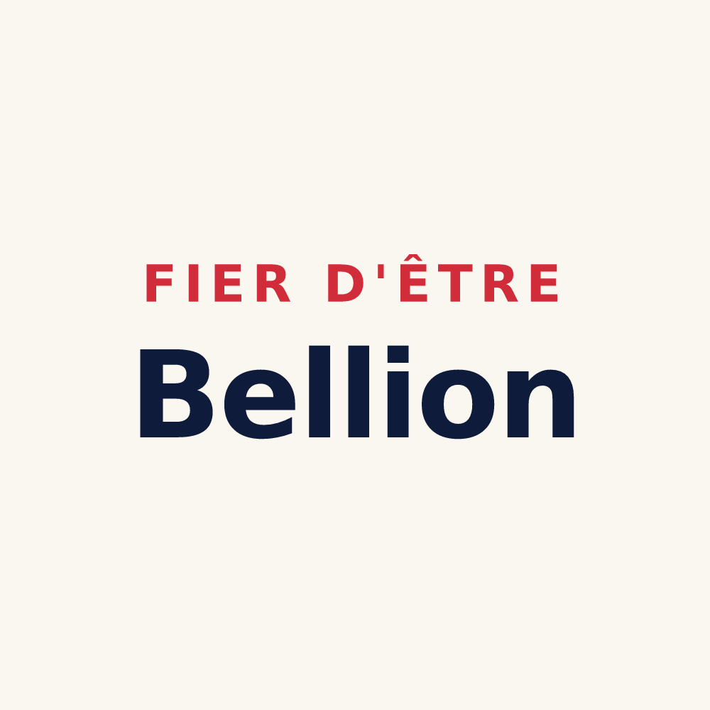 Tasse « Fier d'être Bellion » — design pour La Bellière