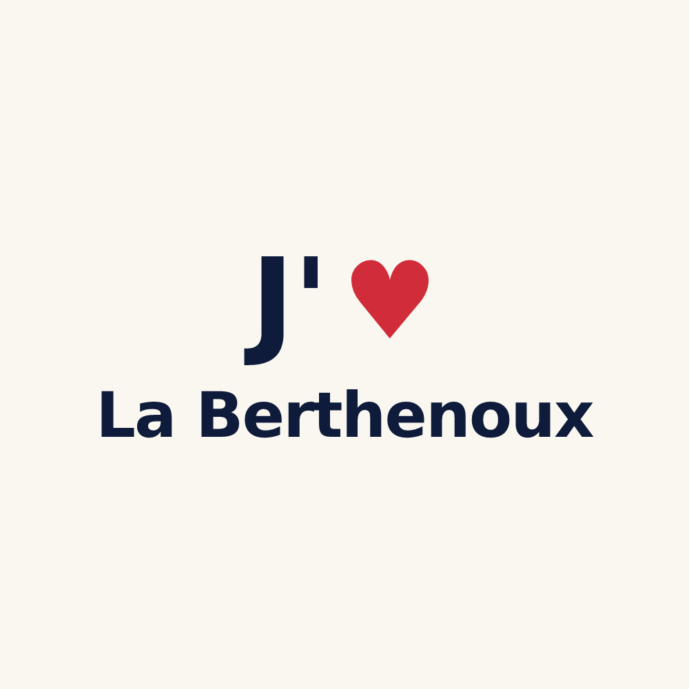 Tasse personnalisée La Berthenoux — design J'aime La Berthenoux