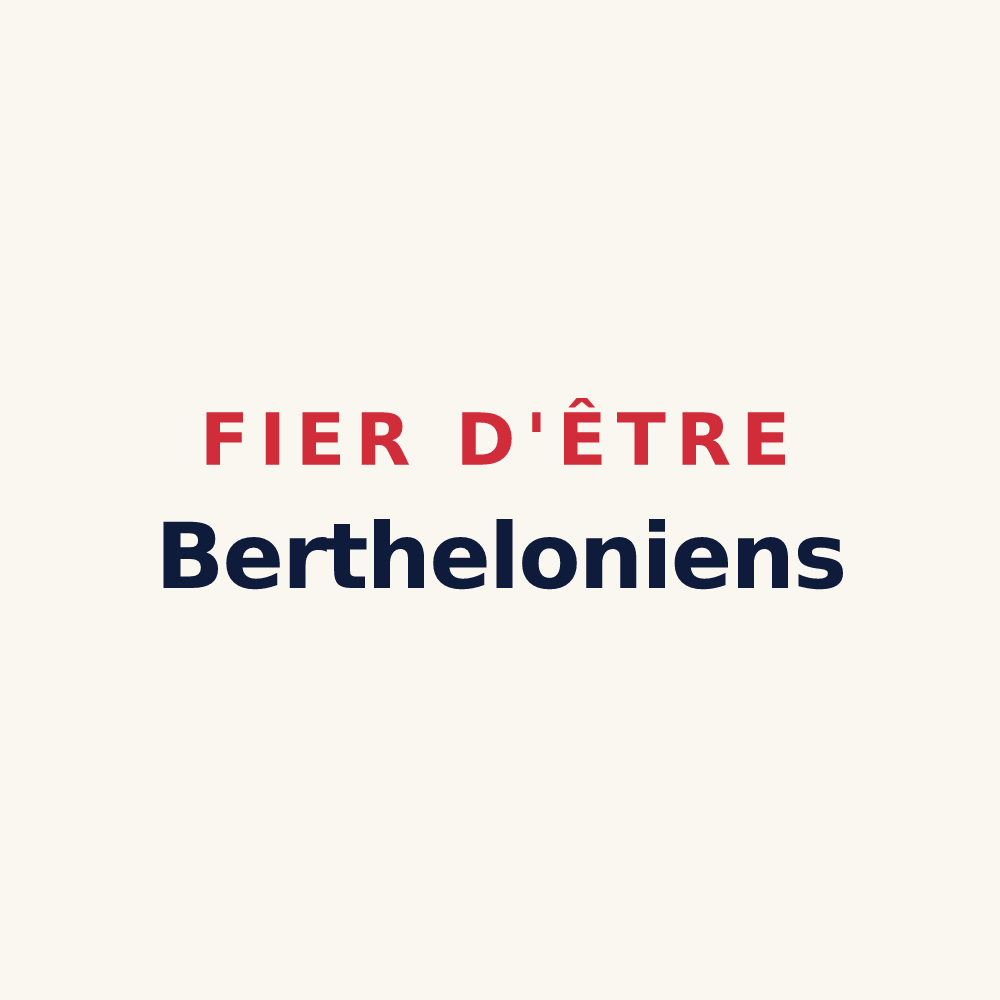 Tasse « Fier d'être Bertheloniens » — design pour La Berthenoux