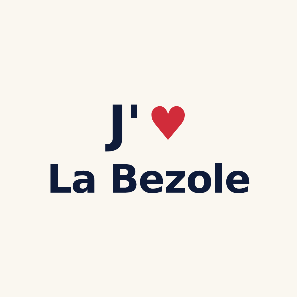Tasse personnalisée La Bezole — design J'aime La Bezole