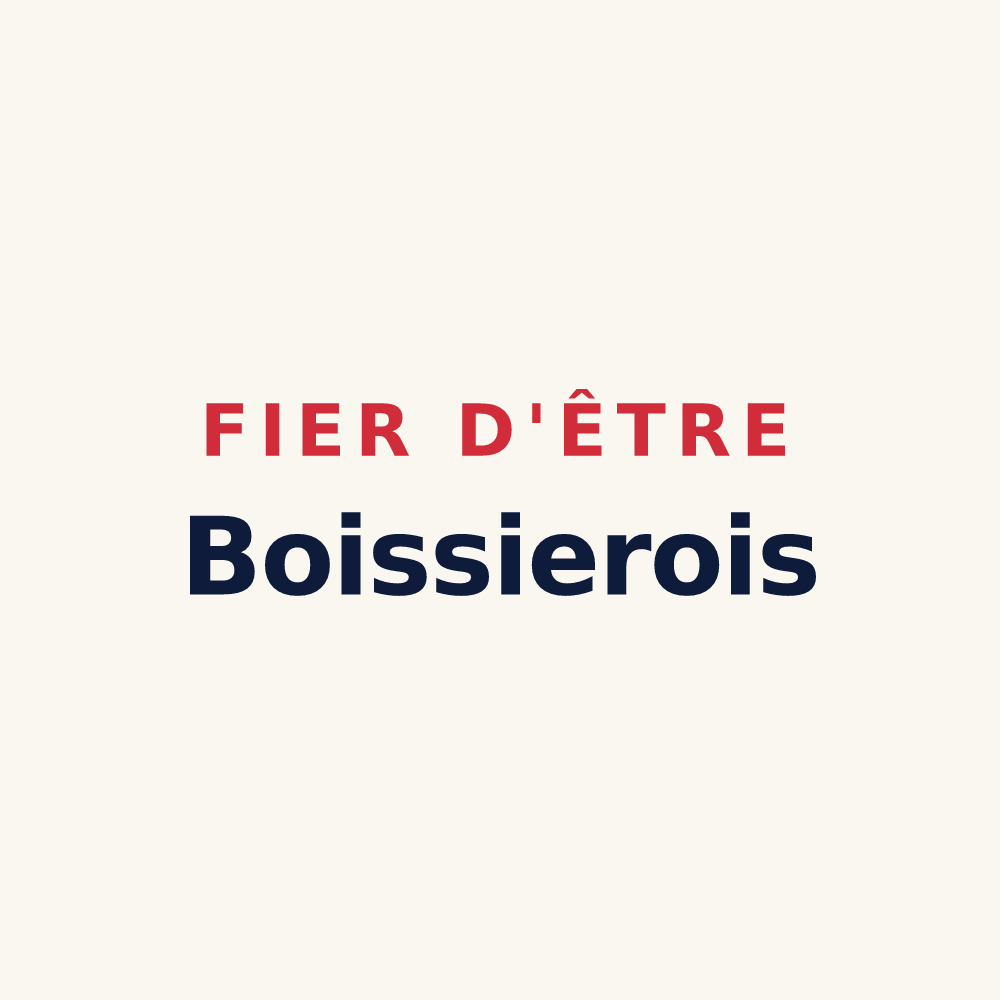 Tasse « Fier d'être Boissierois » — design pour La Boissière-des-Landes