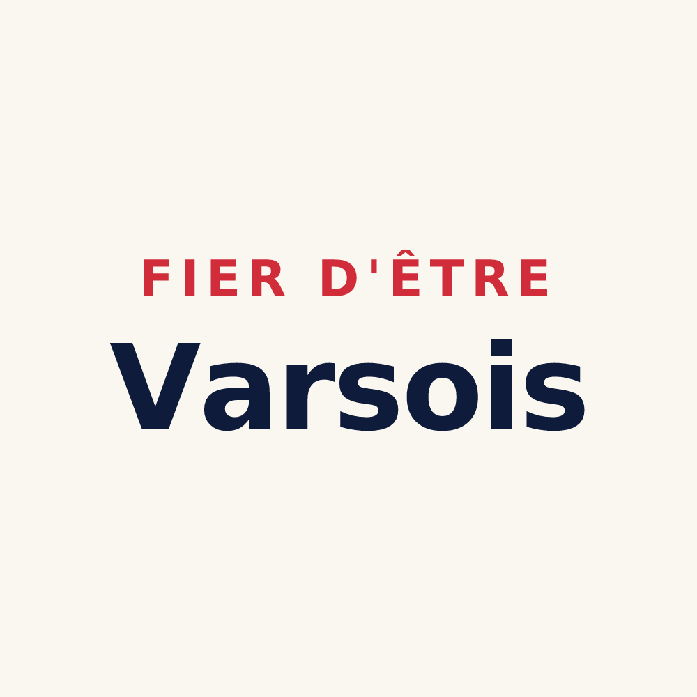 Tasse « Fier d'être Varsois » — design pour La Boixe