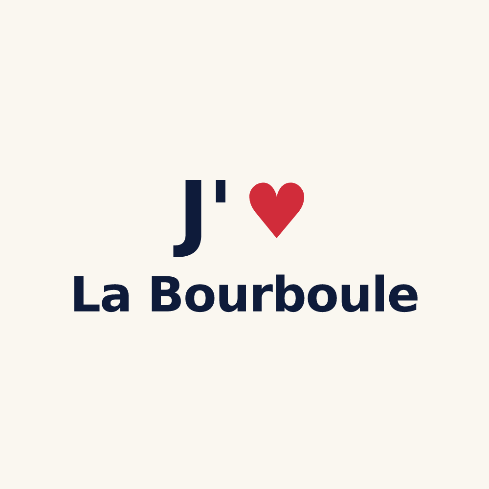 Tasse personnalisée La Bourboule — design J'aime La Bourboule