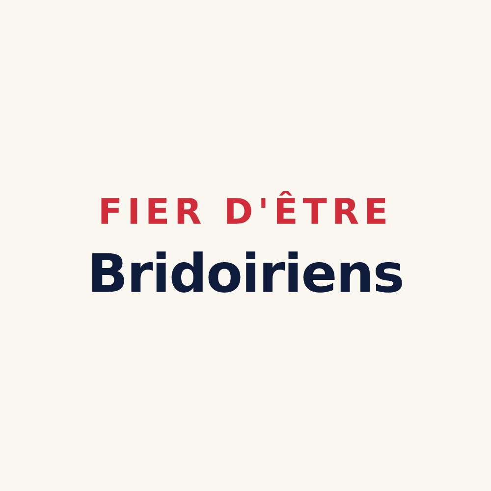 Tasse « Fier d'être Bridoiriens » — design pour La Bridoire