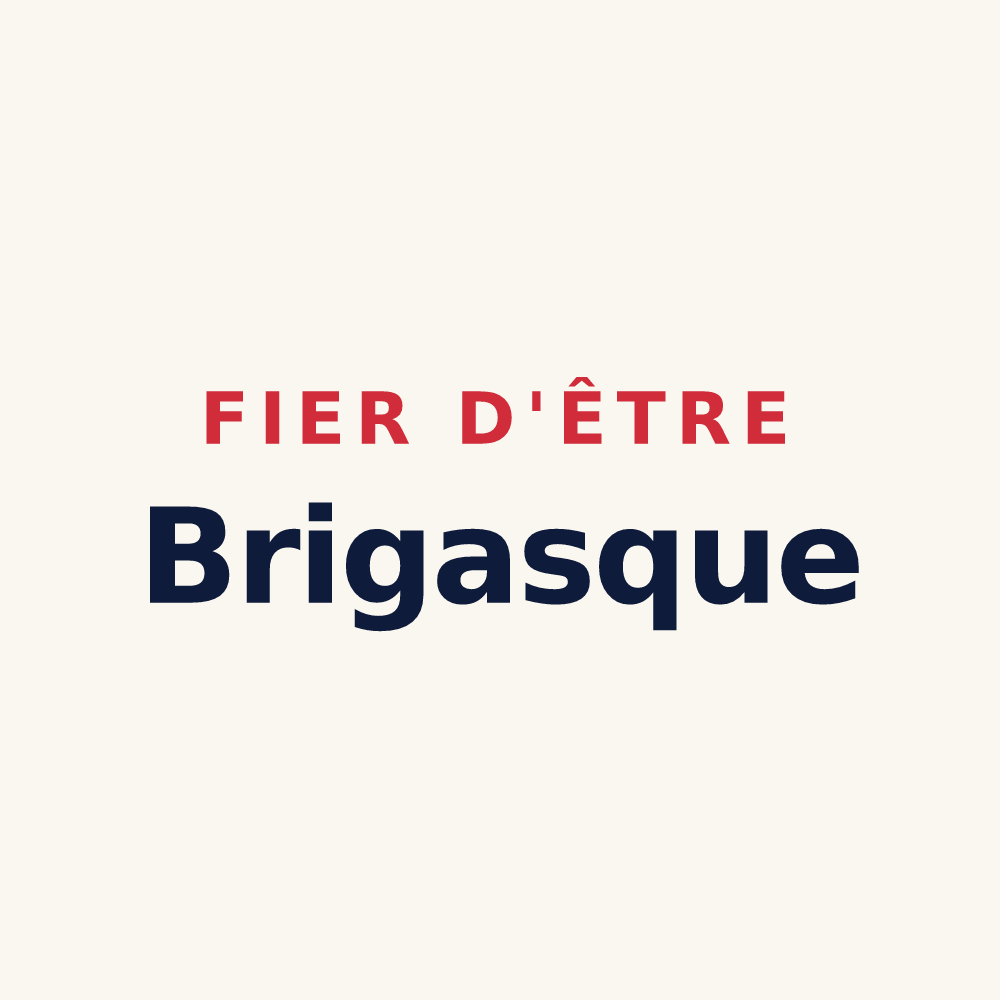 Tasse « Fier d'être Brigasque » — design pour La Brigue