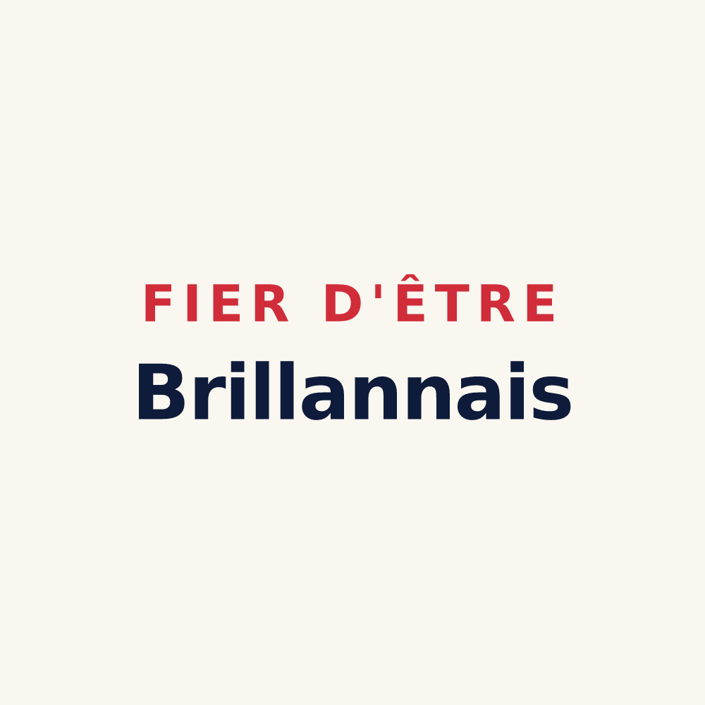 Tasse « Fier d'être Brillannais » — design pour La Brillanne