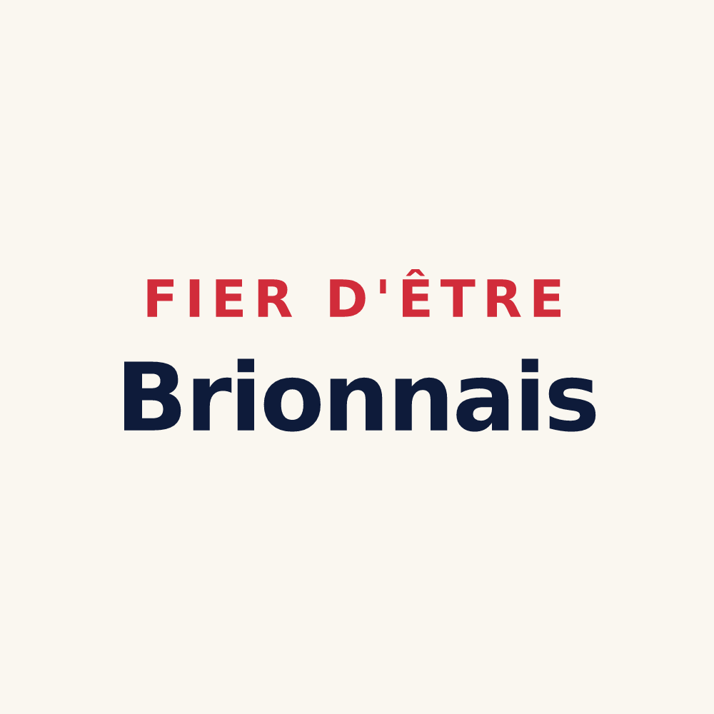 Tasse « Fier d'être Brionnais » — design pour La Brionne