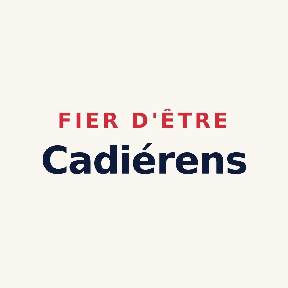 Tasse « Fier d'être Cadiérens » — design pour La Cadière-d'Azur