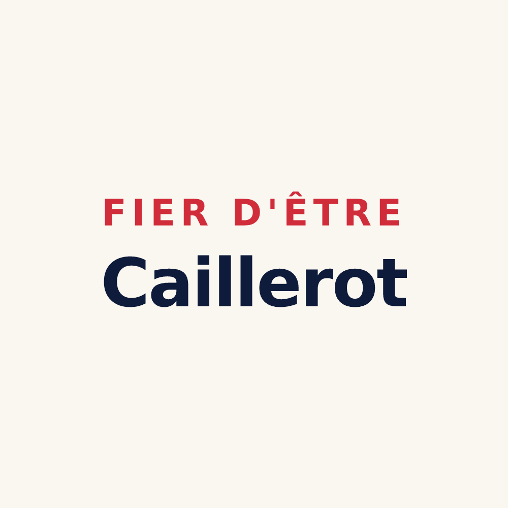 Tasse « Fier d'être Caillerot » — design pour La Caillère-Saint-Hilaire