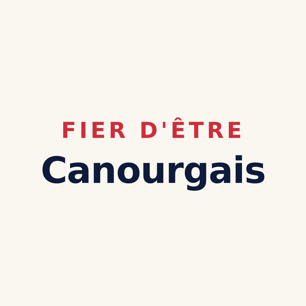 Tasse « Fier d'être Canourgais » — design pour La Canourgue