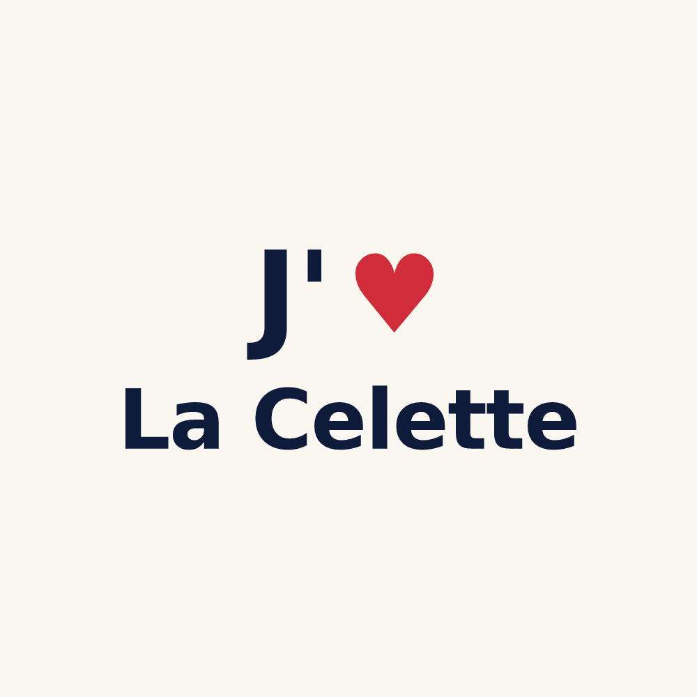 Tasse personnalisée La Celette — design J'aime La Celette
