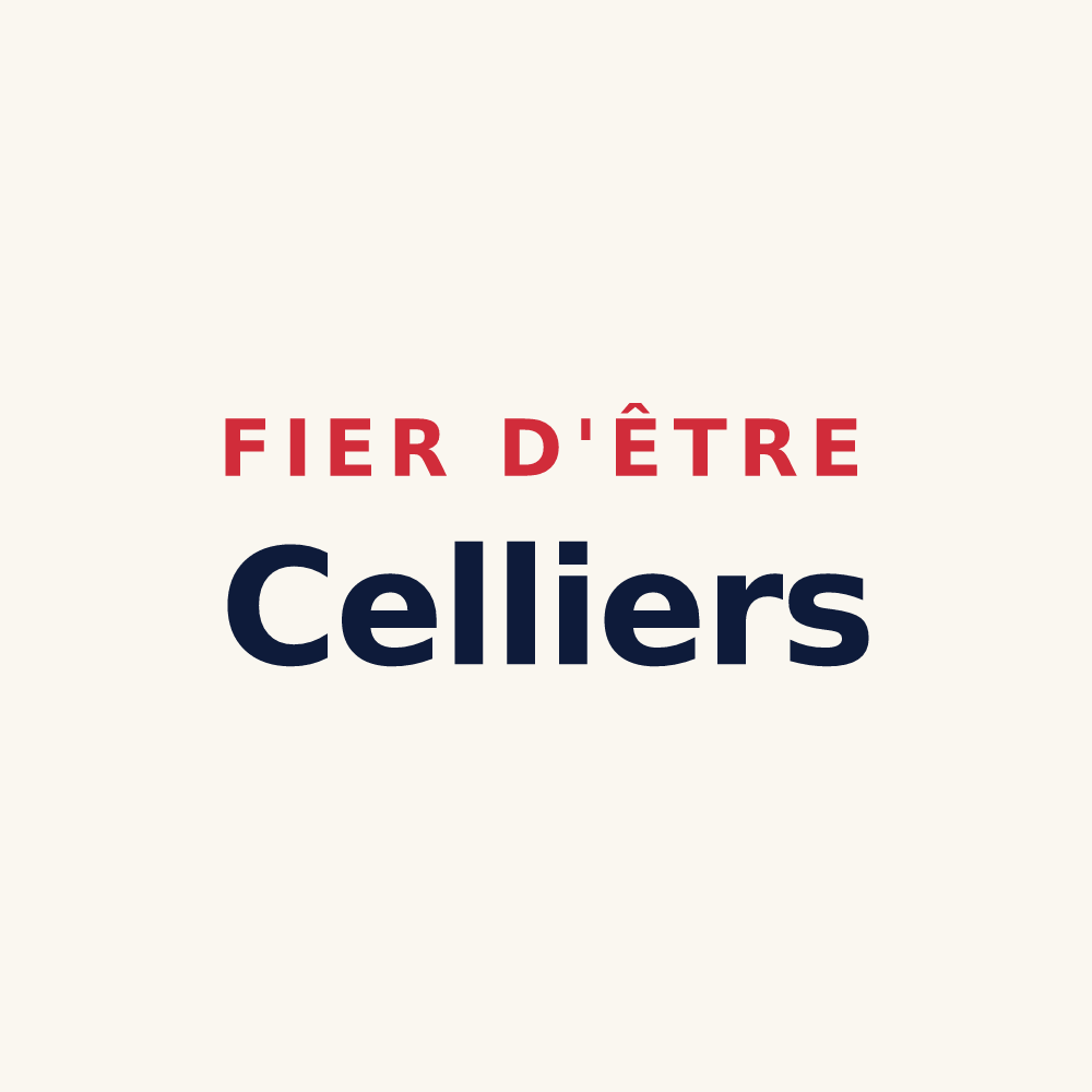 Tasse « Fier d'être Celliers » — design pour La Celle-sous-Chantemerle