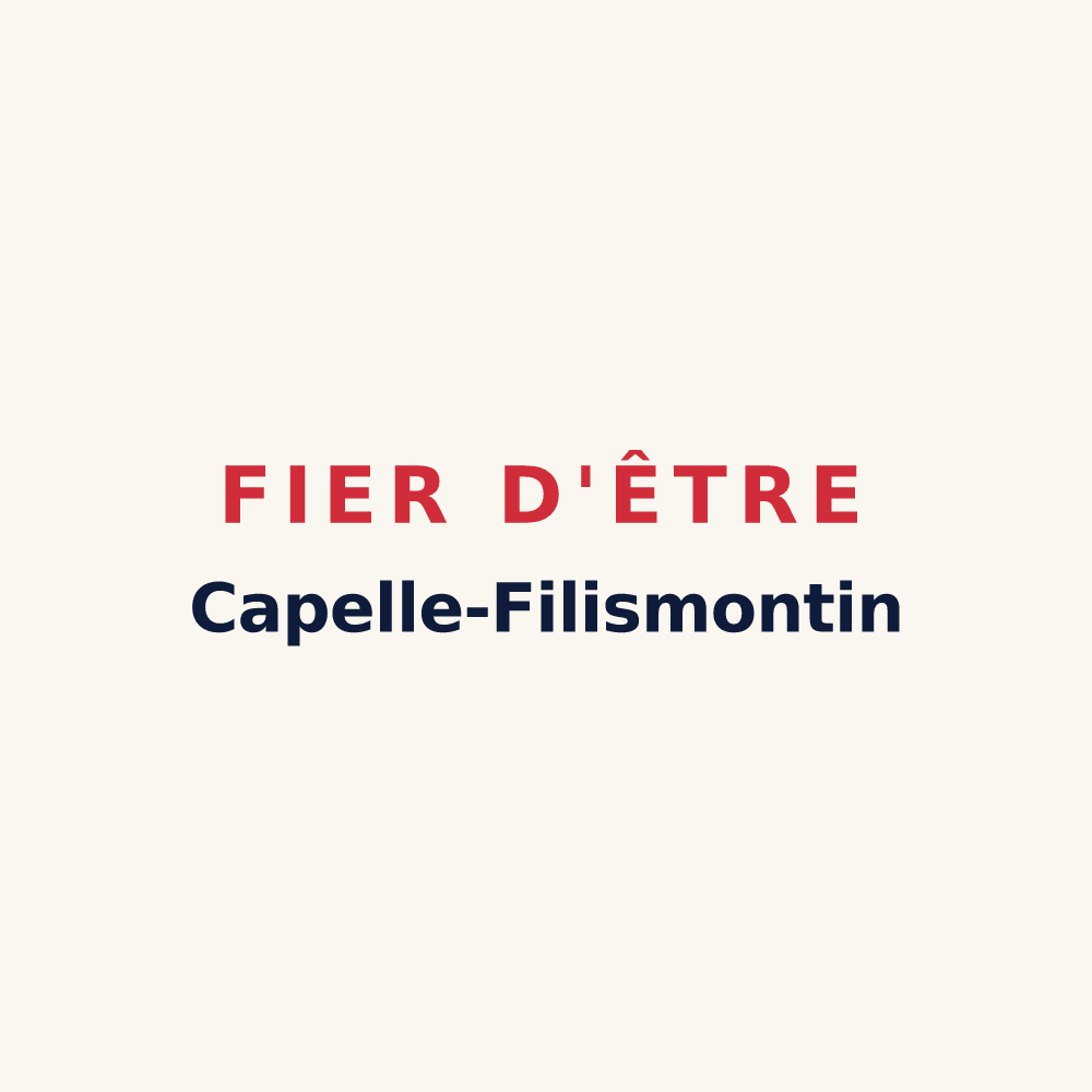 Tasse « Fier d'être Capelle-Filismontin » — design pour La Chapelle-aux-Filtzméens