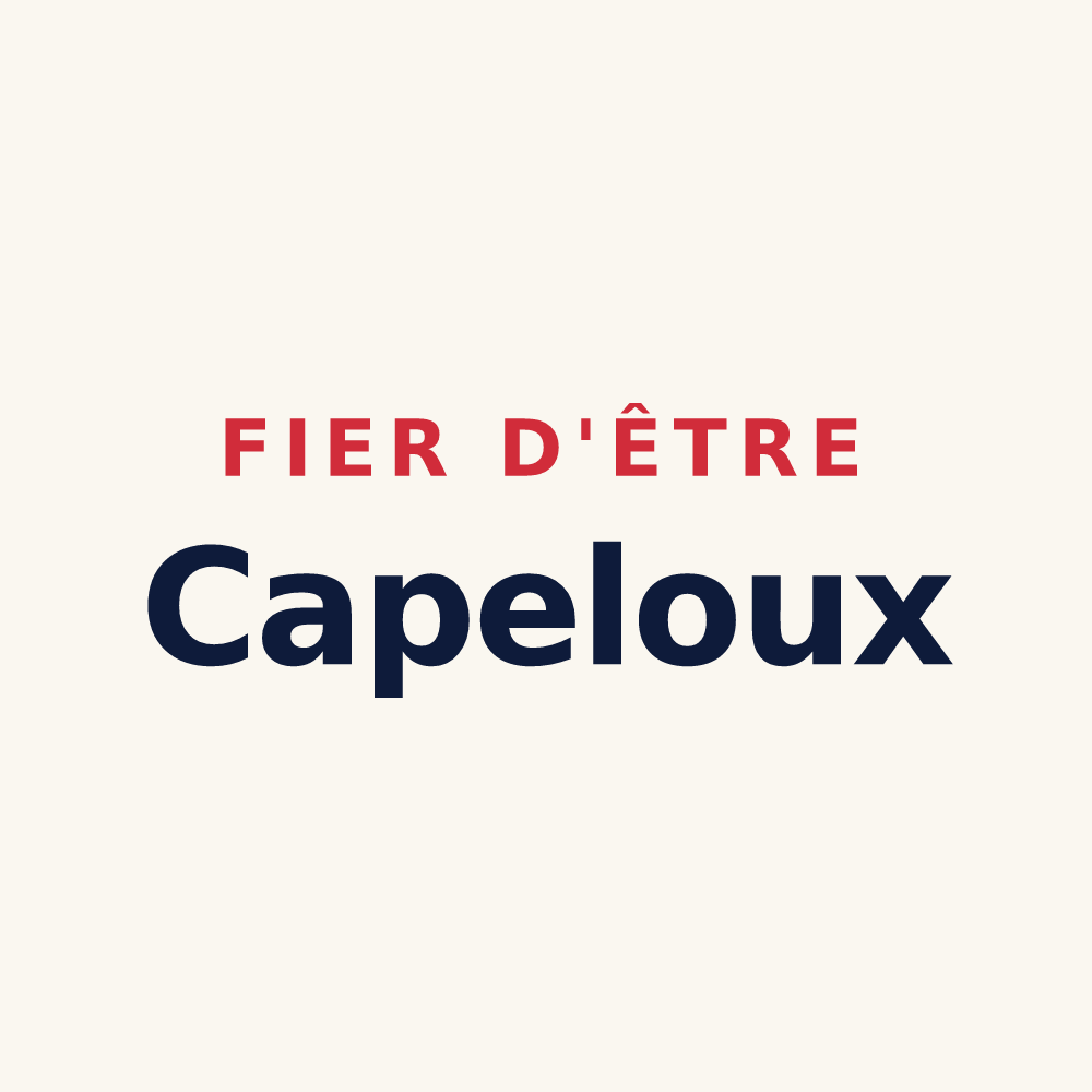 Tasse « Fier d'être Capeloux » — design pour La Chapelle-aux-Saints