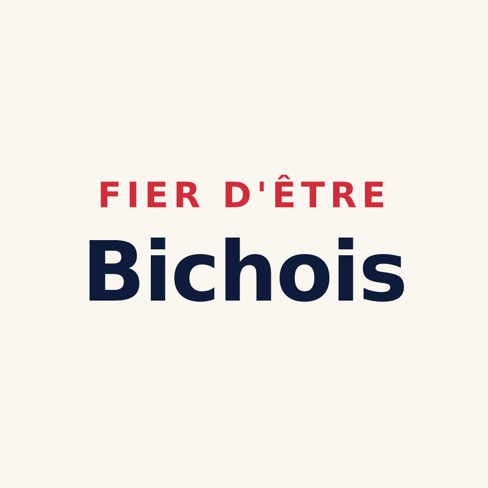 Tasse « Fier d'être Bichois » — design pour La Chapelle-Biche