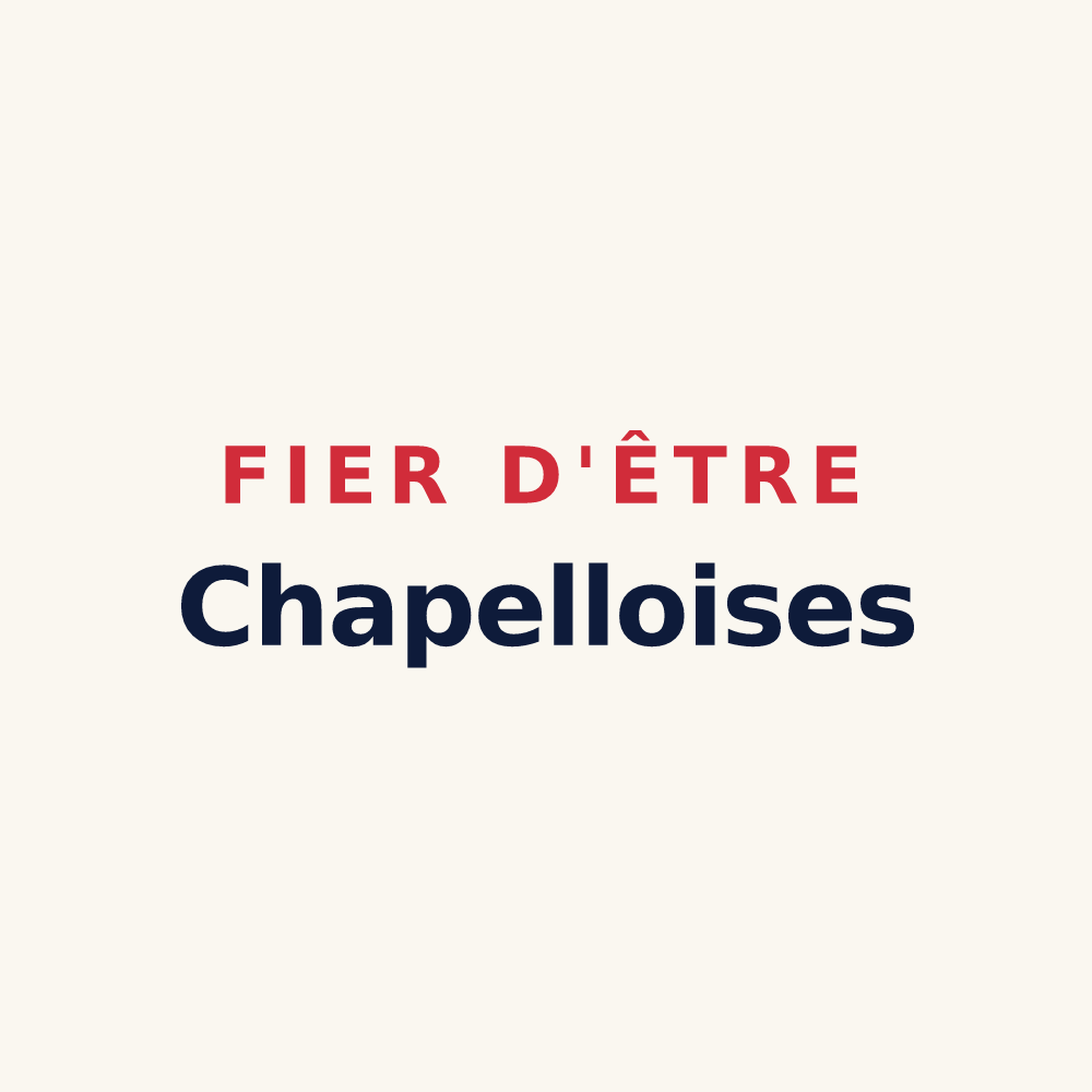 Tasse « Fier d'être Chapelloises » — design pour La Chapelle-d'Armentières