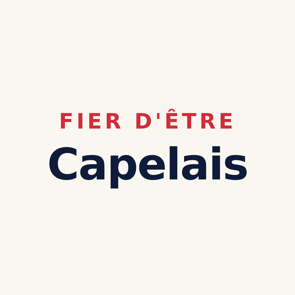 Tasse « Fier d'être Capelais » — design pour La Chapelle-du-Bourgay