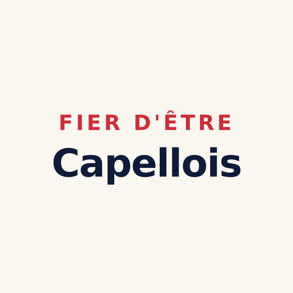 Tasse « Fier d'être Capellois » — design pour La Chapelle-Erbrée