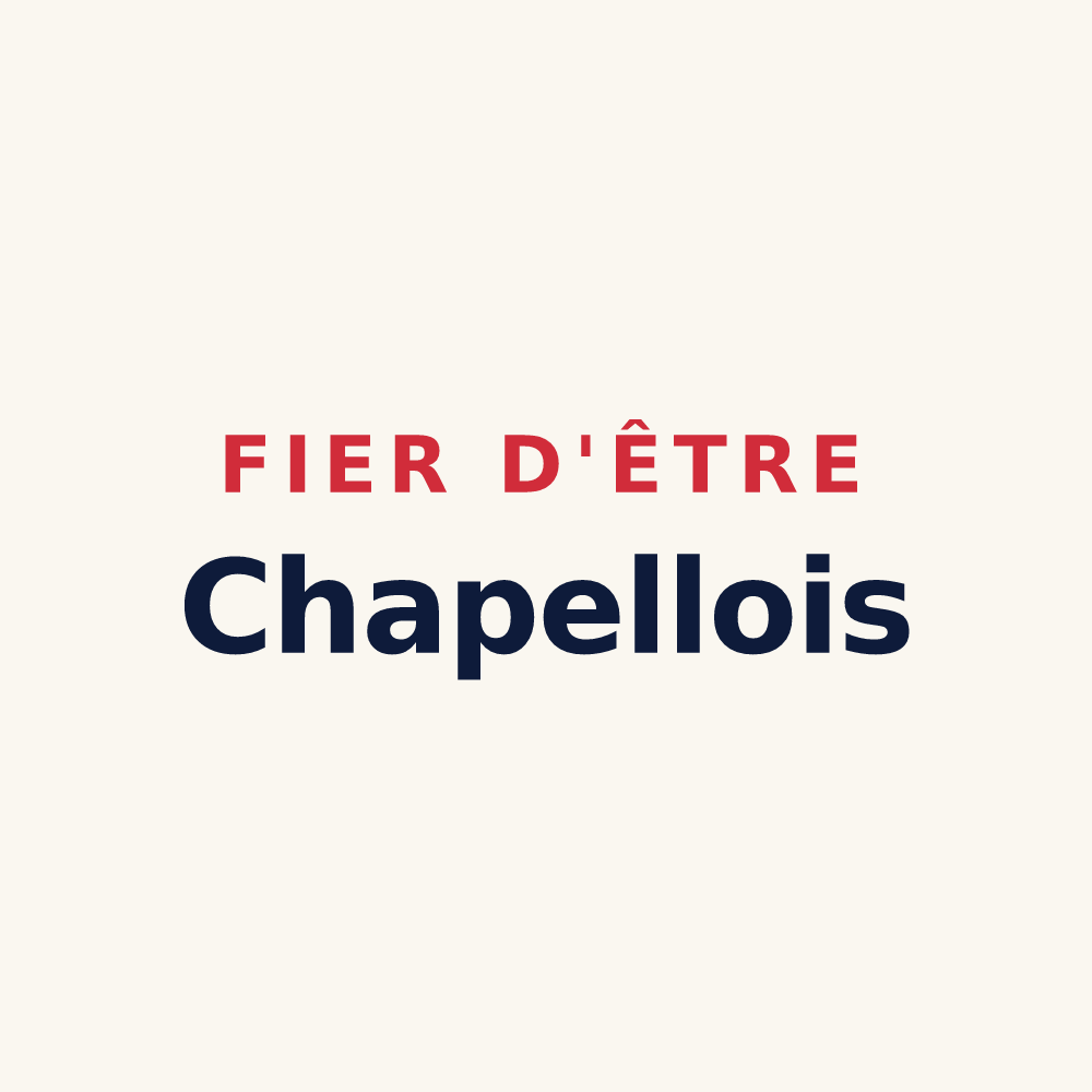 Tasse « Fier d'être Chapellois » — design pour La Chapelle-Gauthier