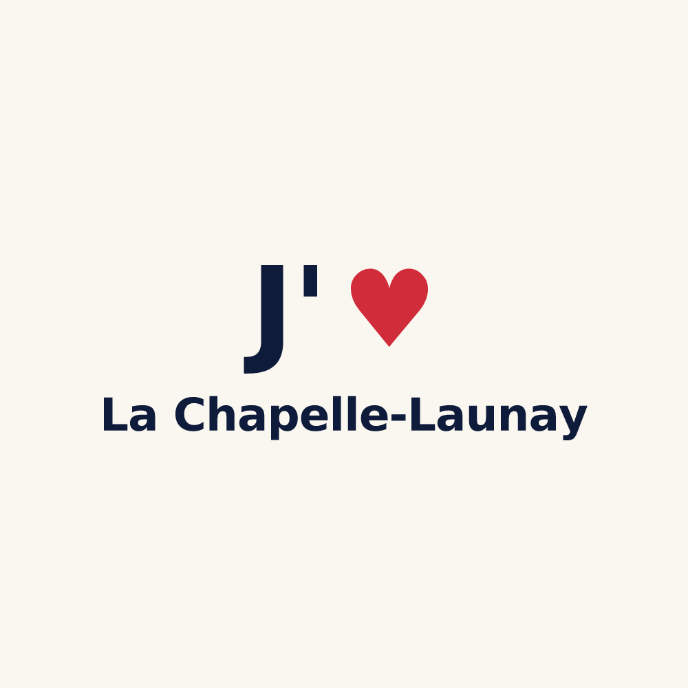 Tasse personnalisée La Chapelle-Launay — design J'aime La Chapelle-Launay