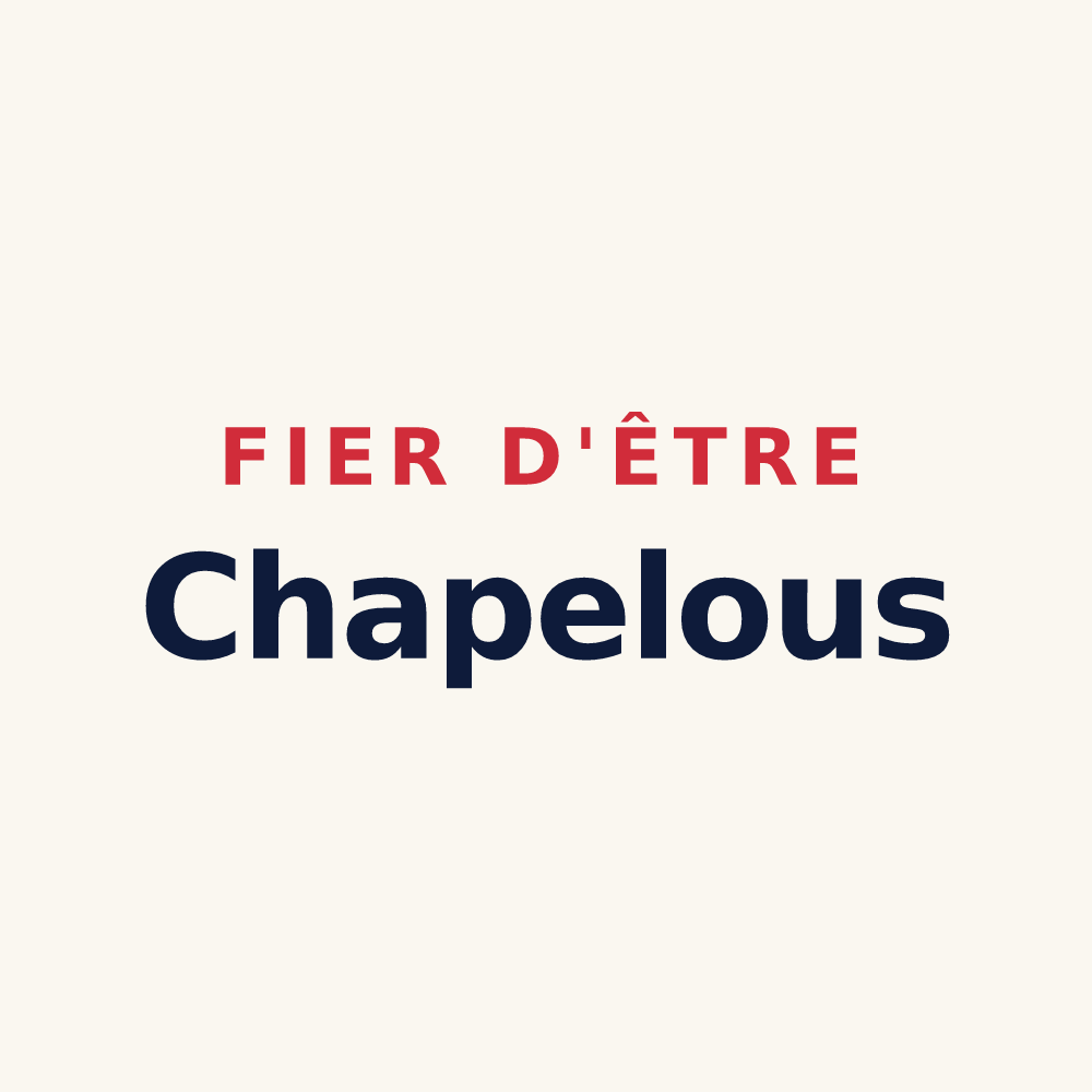 Tasse « Fier d'être Chapelous » — design pour La Chapelle-Laurent