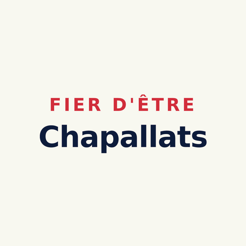 Tasse « Fier d'être Chapallats » — design pour La Chapelle-Naude