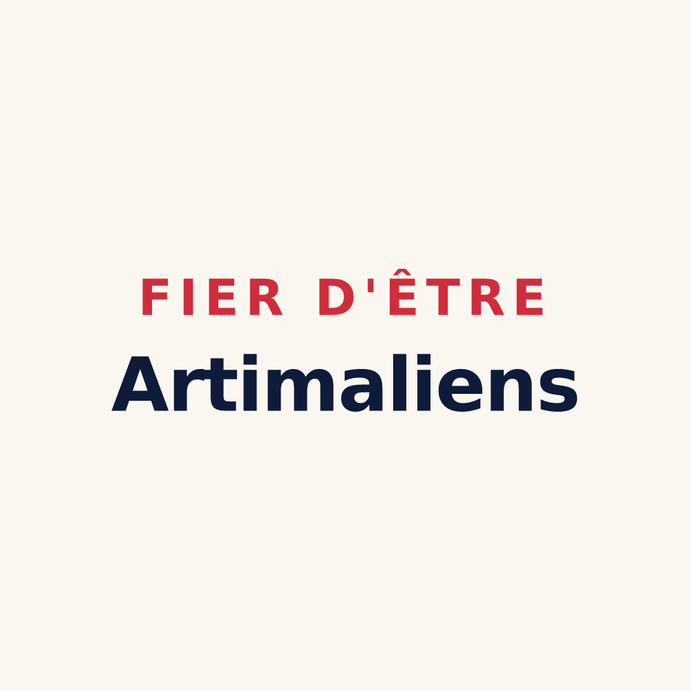Tasse « Fier d'être Artimaliens » — design pour La Chapelle-Orthemale