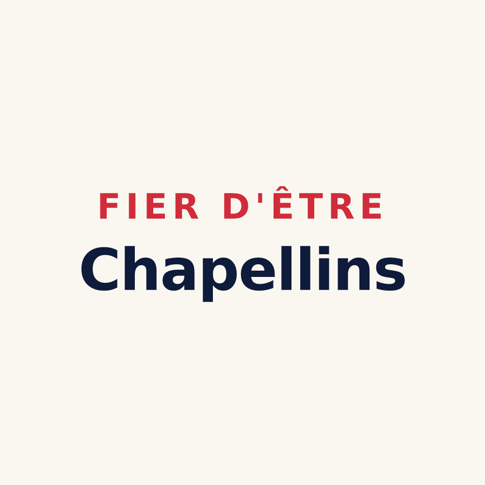 Tasse « Fier d'être Chapellins » — design pour La Chapelle-Rambaud