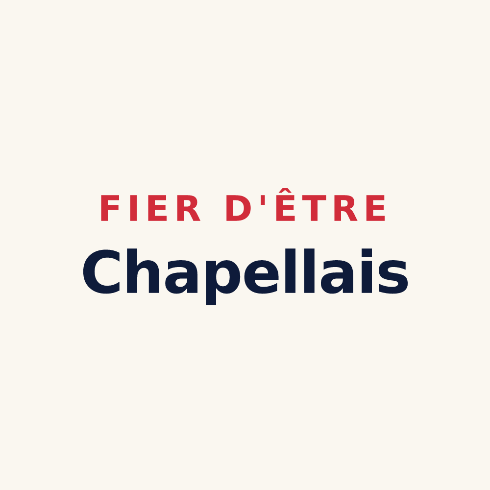 Tasse « Fier d'être Chapellais » — design pour La Chapelle-Saint-Ouen