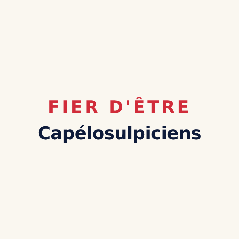Tasse « Fier d'être Capélosulpiciens » — design pour La Chapelle-Saint-Sulpice
