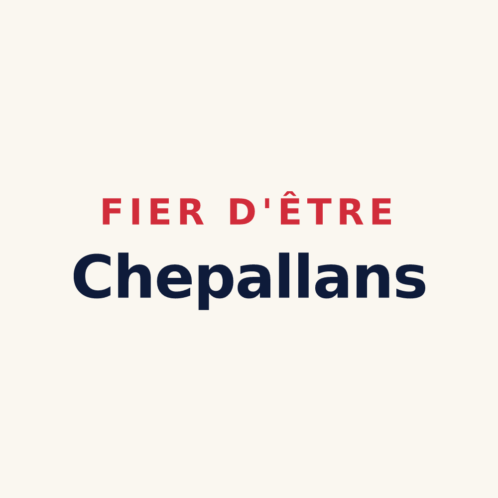 Tasse « Fier d'être Chepallans » — design pour La Chapelle-sous-Brancion