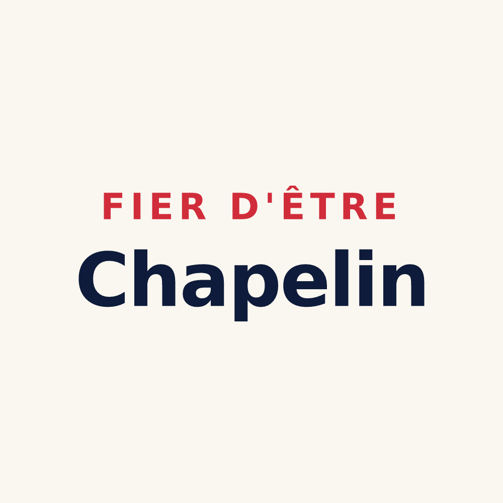 Tasse « Fier d'être Chapelin » — design pour La Chapelle-sur-Oreuse