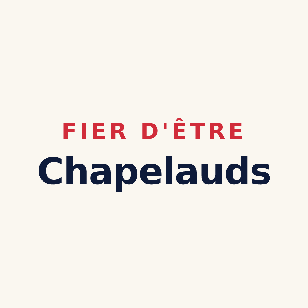 Tasse « Fier d'être Chapelauds » — design pour La Chapelle-Taillefert