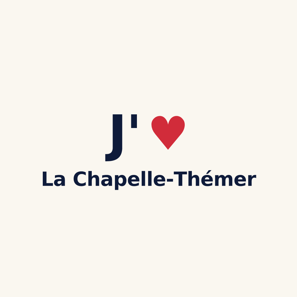 Tasse personnalisée La Chapelle-Thémer — design J'aime La Chapelle-Thémer