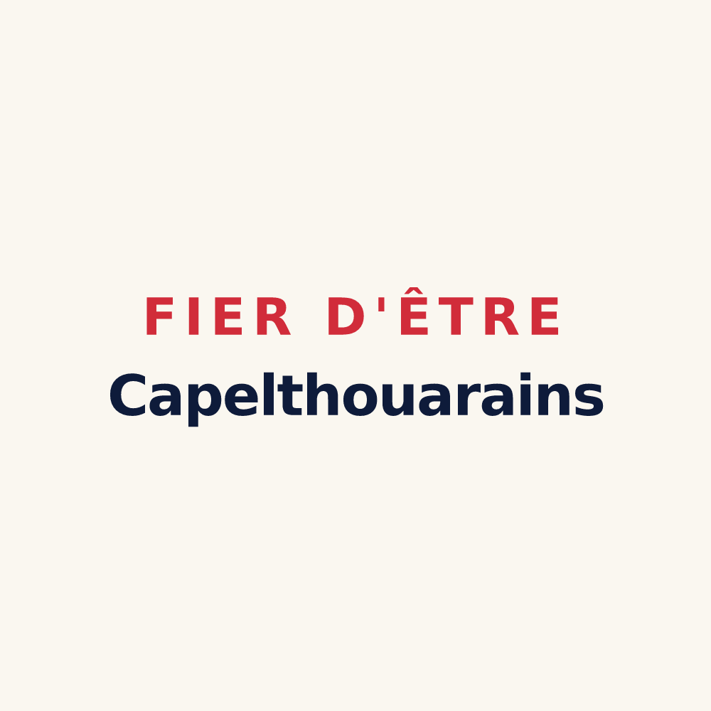 Tasse « Fier d'être Capelthouarains » — design pour La Chapelle-Thouarault