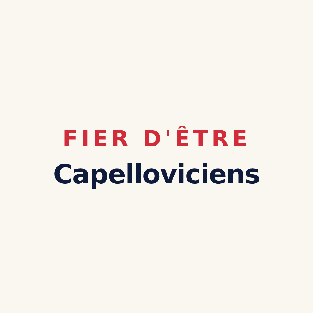 Tasse « Fier d'être Capelloviciens » — design pour La Chapelle-Vendômoise