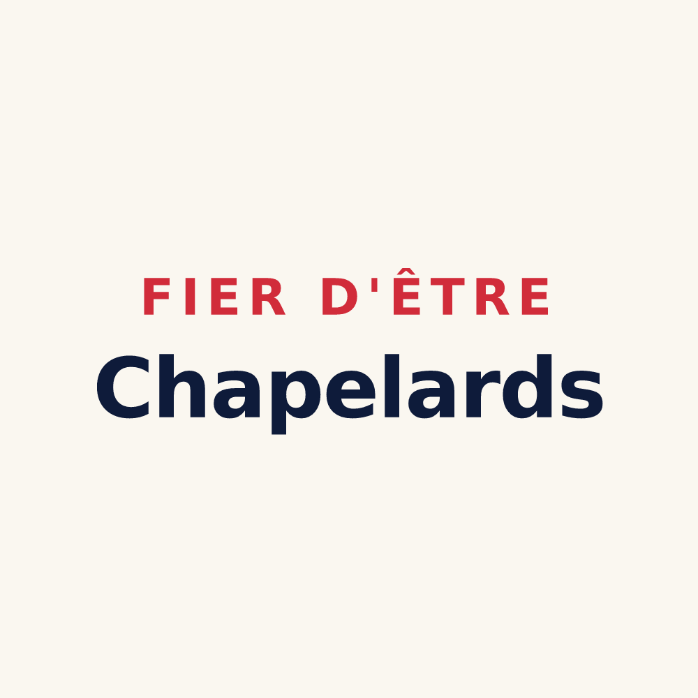 Tasse « Fier d'être Chapelards » — design pour La Chapelle-Villars