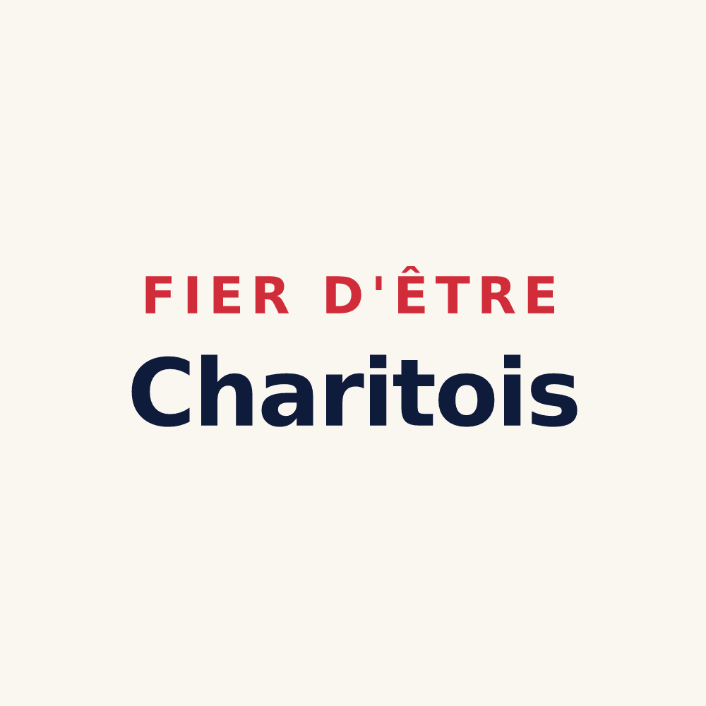Tasse « Fier d'être Charitois » — design pour La Charité-sur-Loire