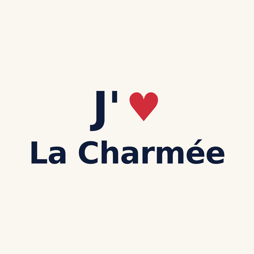 Tasse personnalisée La Charmée — design J'aime La Charmée