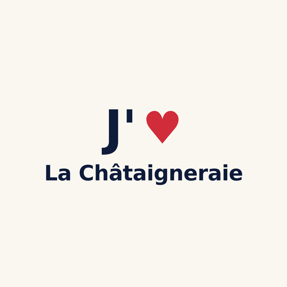 Tasse personnalisée La Châtaigneraie — design J'aime La Châtaigneraie
